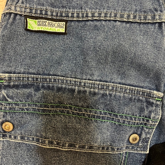 28 inch waist 90s Kik Wear Hydraulics Raver Jeans - Picture 4 of 6